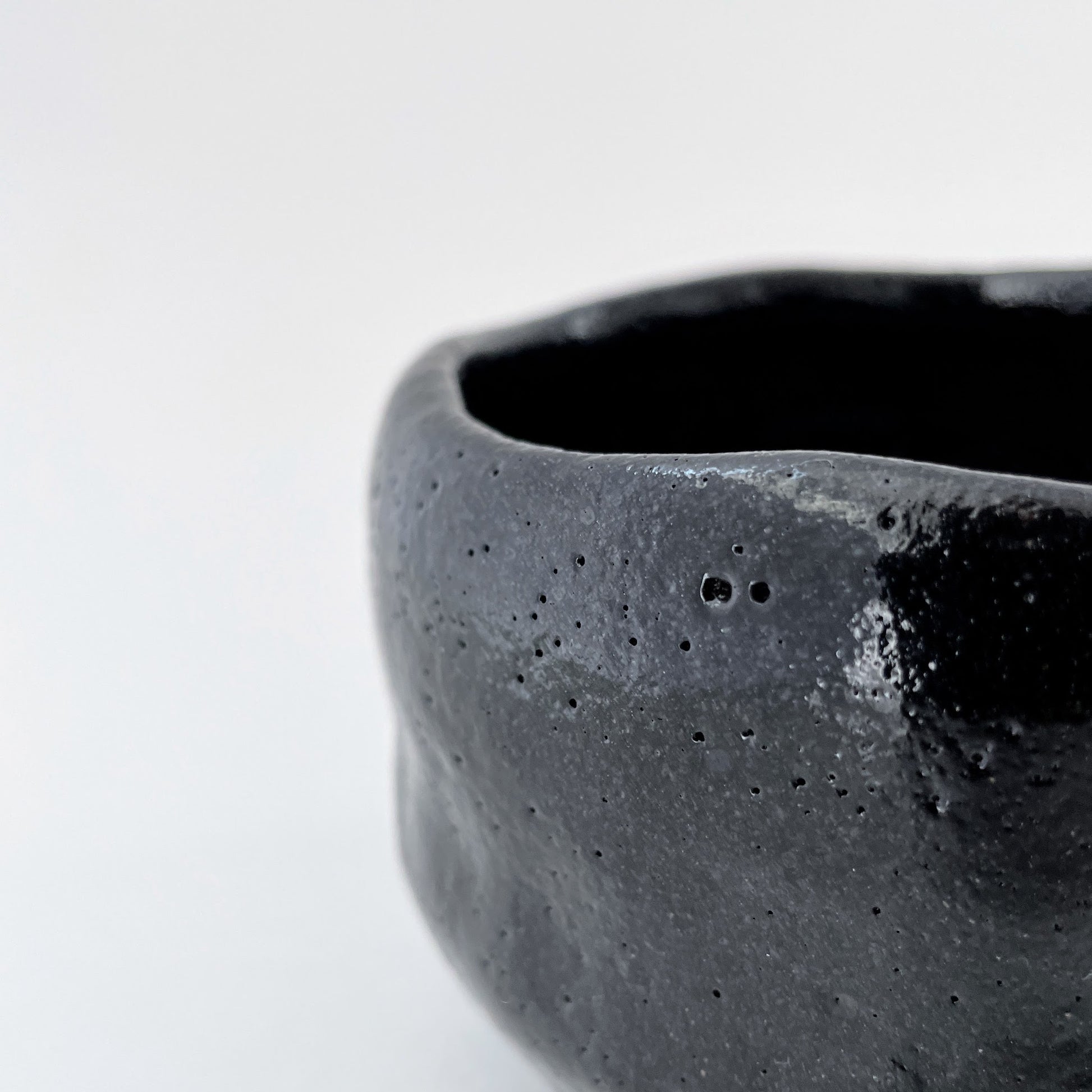 Kuro Raku Chawan - Black Raku Tea Bowl