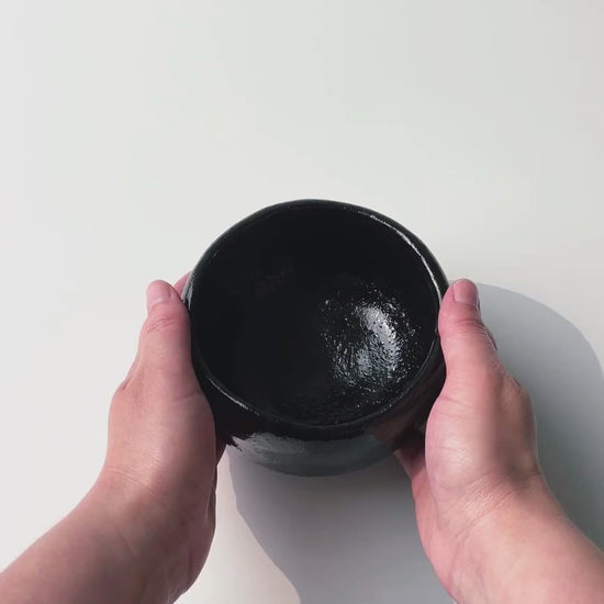 Kuro Raku Chawan - Black Raku Tea Bowl